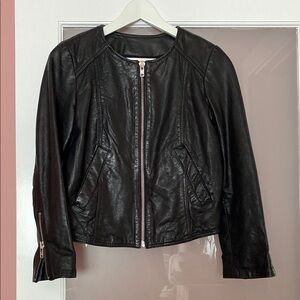 Madewell Black Leather Jacket